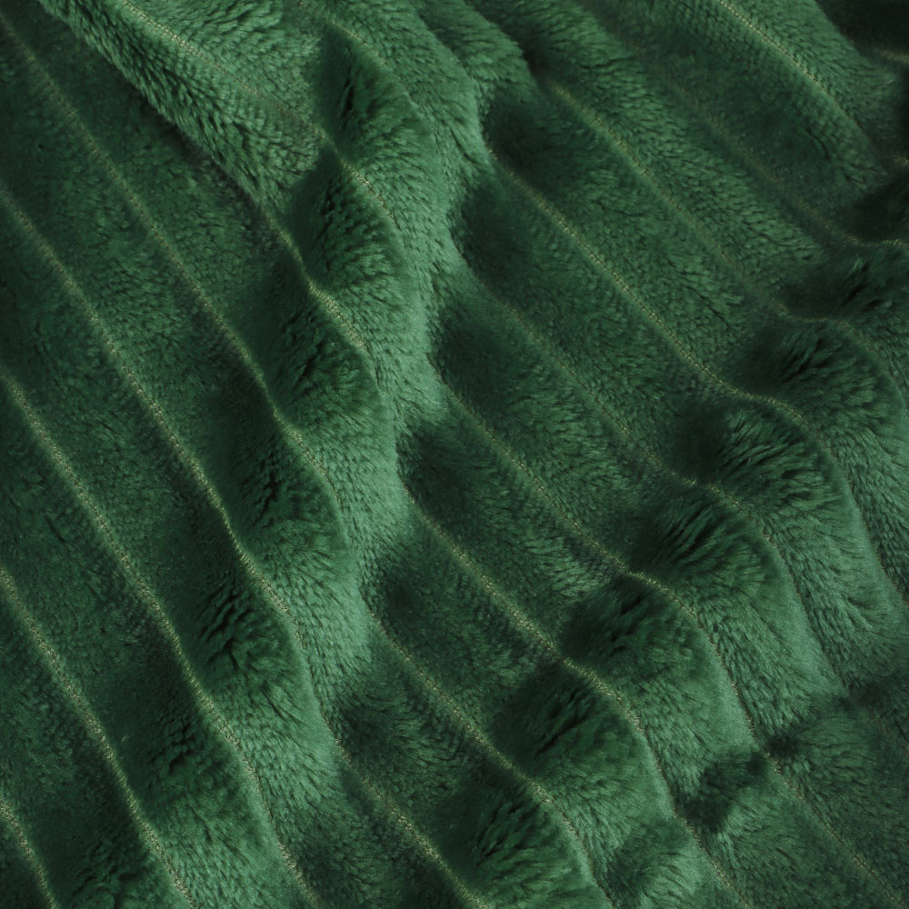 PROVANCE Плед, микрофибра, 180х200см, 280гр/м "Волна", зеленый MP, арт.№ 486-111