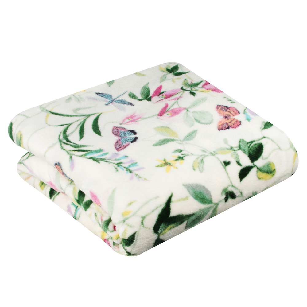 PROVANCE Плед, микрофибра, 200х220см, 230гр/м, "Гармония", молочный MP, арт.№ 486-114