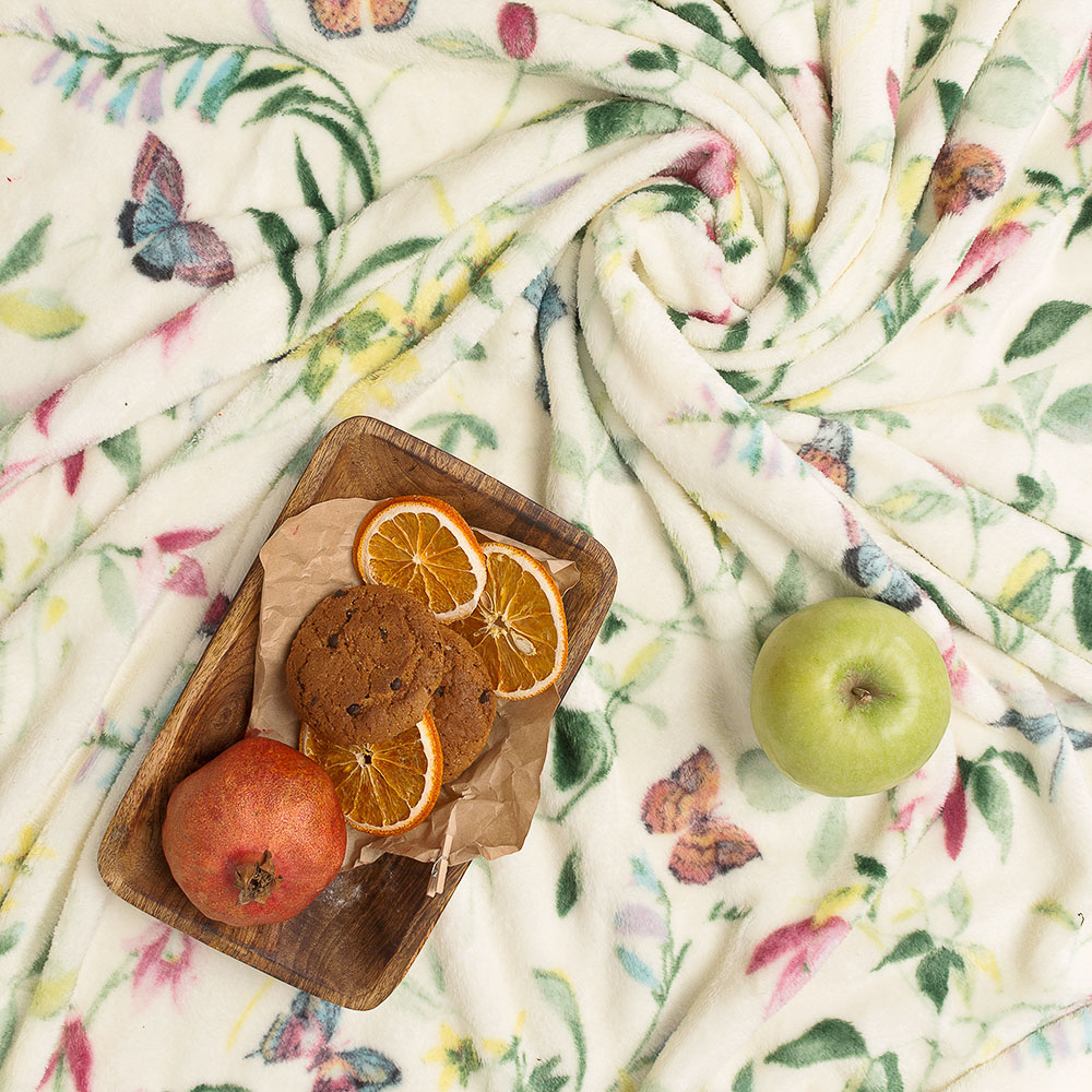 PROVANCE Плед, микрофибра, 200х220см, 230гр/м, "Гармония", молочный MP, арт.№ 486-114