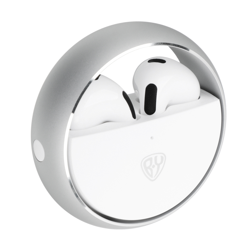 Наушники беспроводные TWS BY Sphere, 25/300мАч, Bluetooth 5.3, белый, арт.№ 410-253