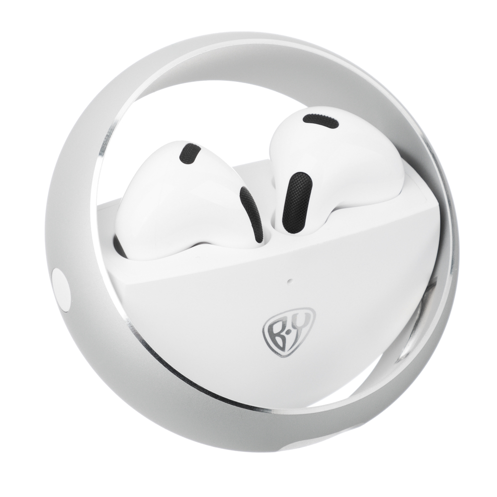 Наушники беспроводные TWS BY Sphere, 25/300мАч, Bluetooth 5.3, белый, арт.№ 410-253