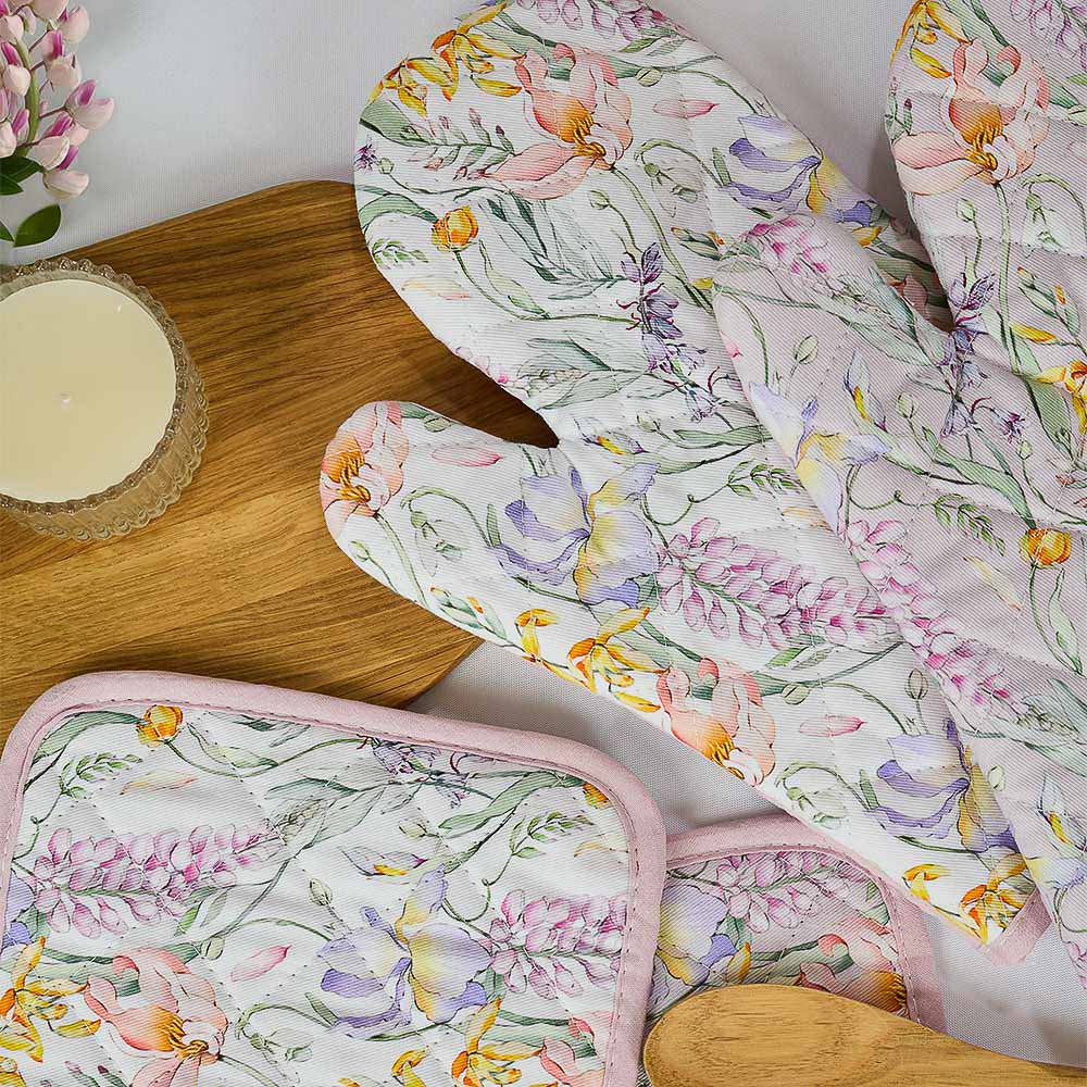 PROVANCE Ботаника Прихватка-варежка 18х28см, 100% хлопок, 2 дизайна, арт.№ 488-189