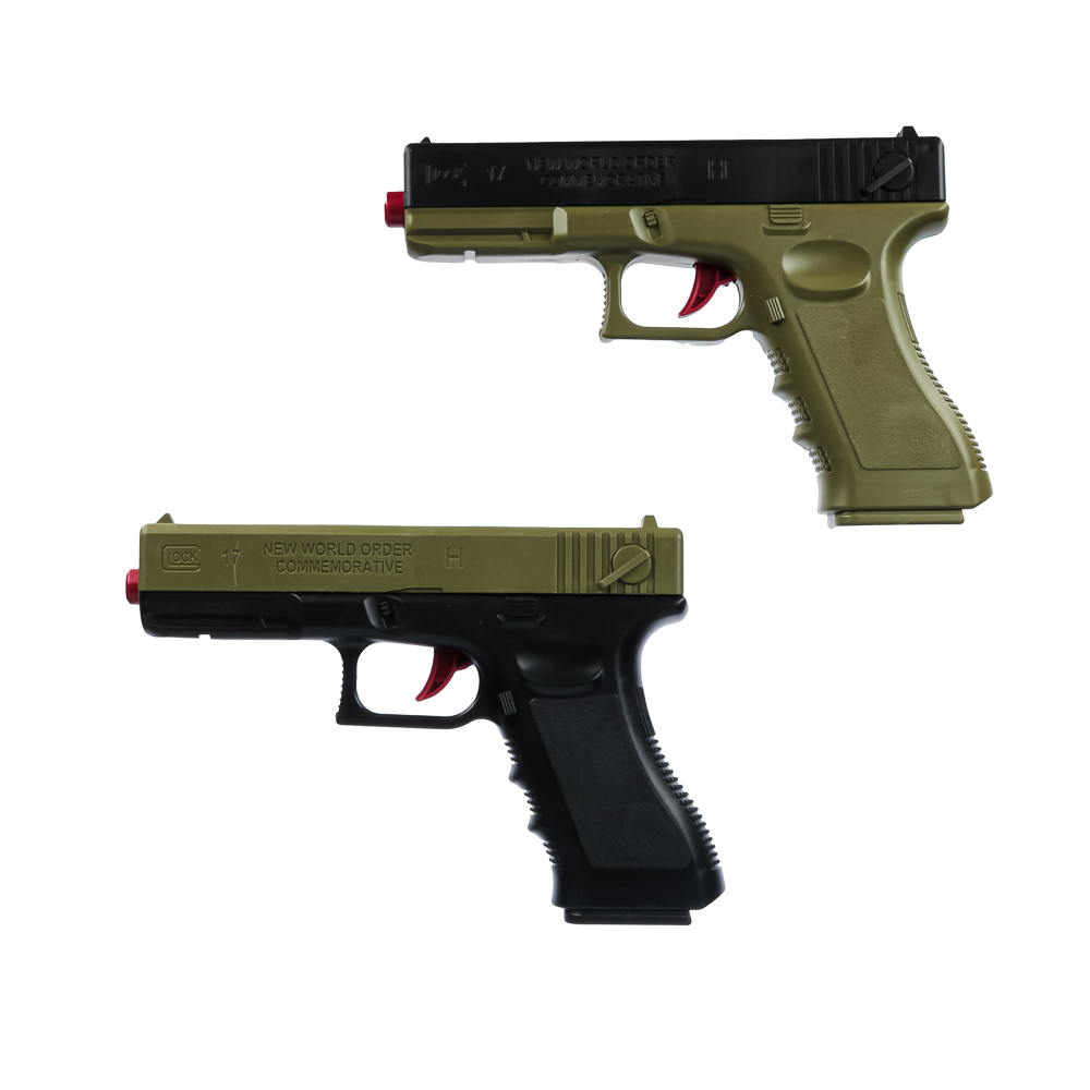 ИГРОЛЕНД Пистолет, ABS, 28-33х18-28х3-5см, 2 дизайна, арт.№ 261-655