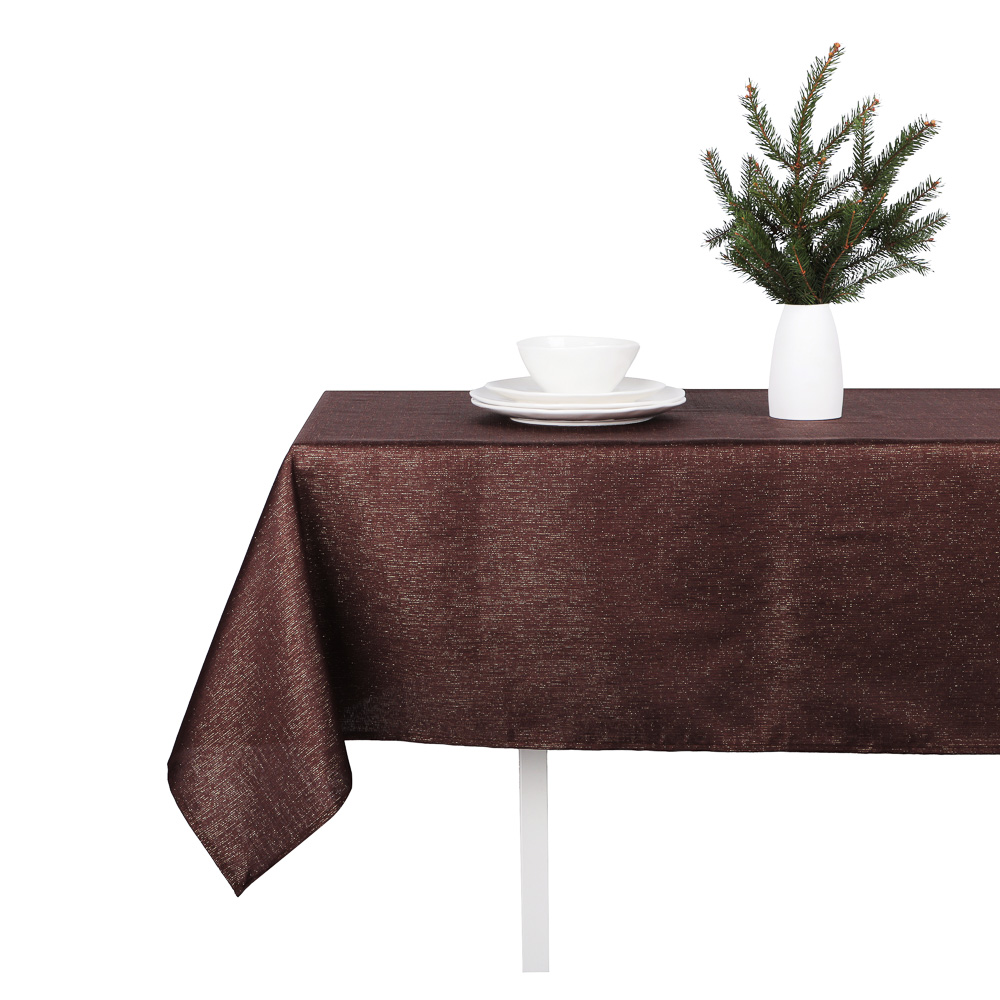 PROVANCE Фелиз Скатерть текстильная с водоотталк.пропиткой, 140x180см, 85% пэ 15% люрекс, арт.№ 492-193