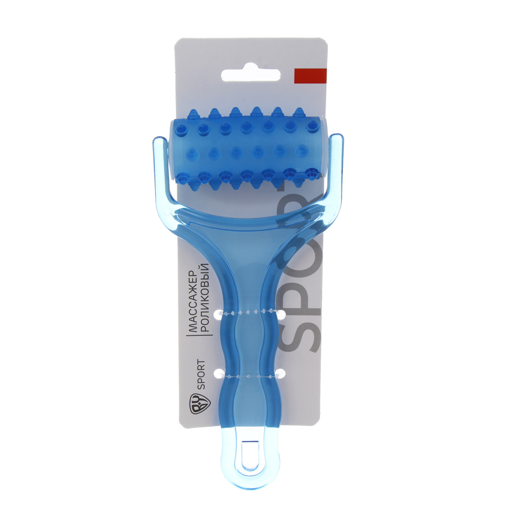 Массажер роликовый тм BY SPORT, 18,5x8,5x3см, PP, TPE, 3 цвета, арт.№ 192-137