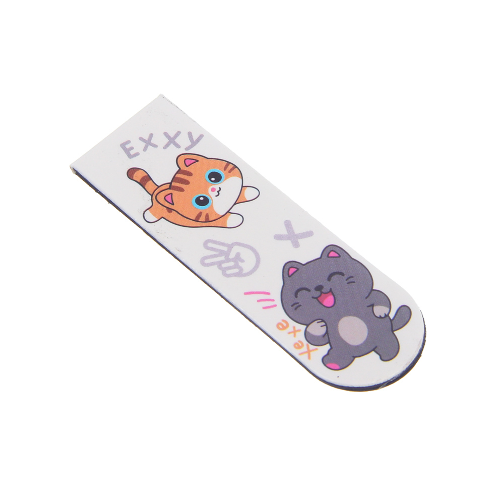 Магнитные закладки, 6 штук "Единорожка/Котики" 12x1,9см, размер упаковки 18,3x10,3см., 2 диз, арт.№ 524-308