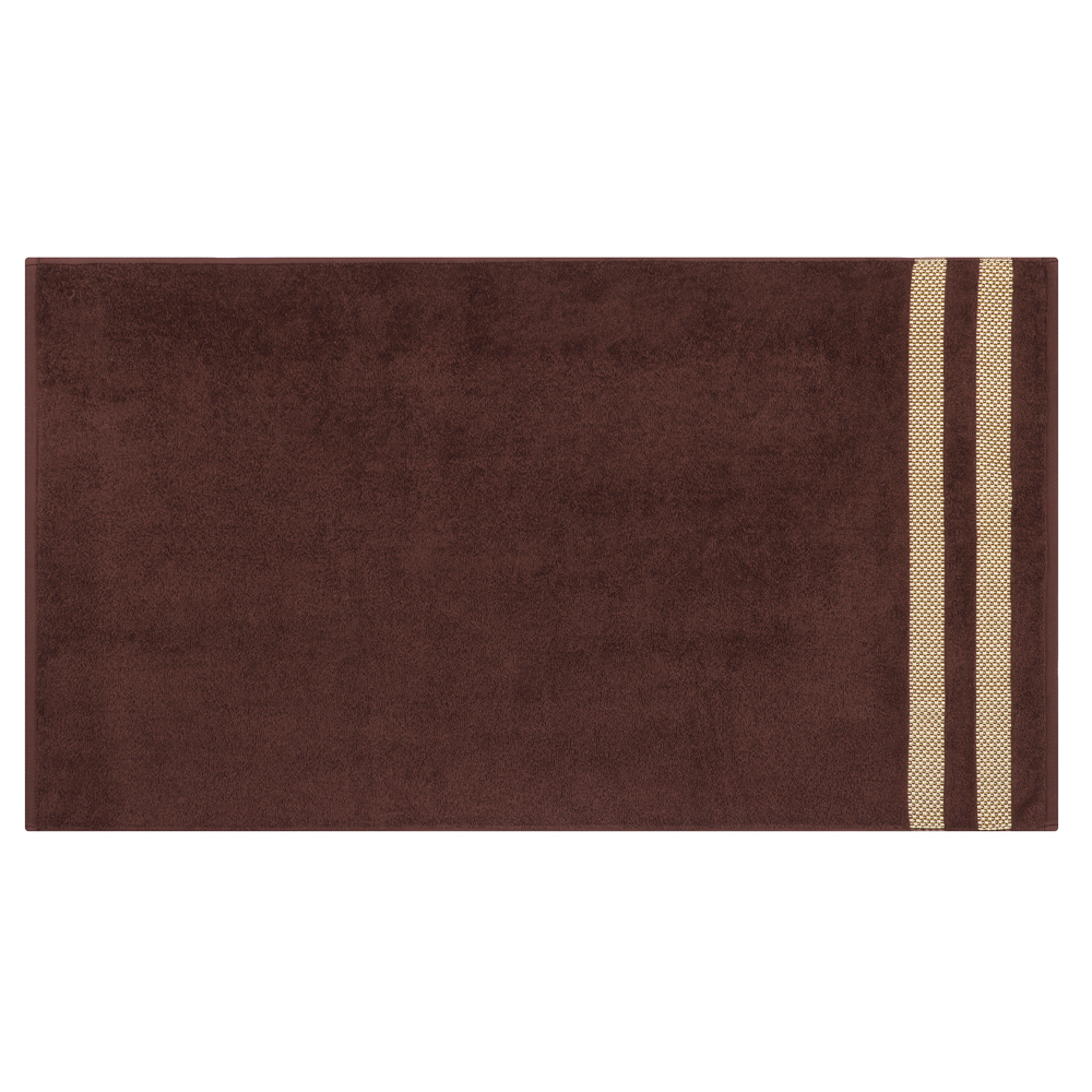 Полотенце махровое 50х90 см PROVANCE Кантри, 100% хлопок, 450 г/м2, коричневый, арт.№ 484-196