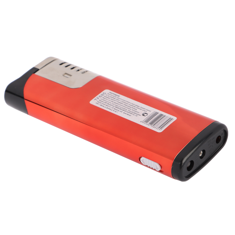 Зажигалка TF 685 OGNIVO-LIGHTER (JET пламя, Турбо, 20 шт/бл, 4 цвета в асс, металлик), арт.№ 517-167