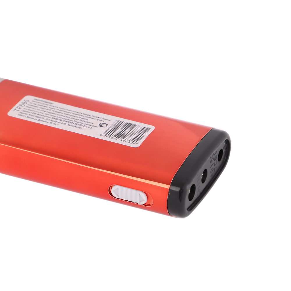 Зажигалка TF 685 OGNIVO-LIGHTER (JET пламя, Турбо, 20 шт/бл, 4 цвета в асс, металлик), арт.№ 517-167