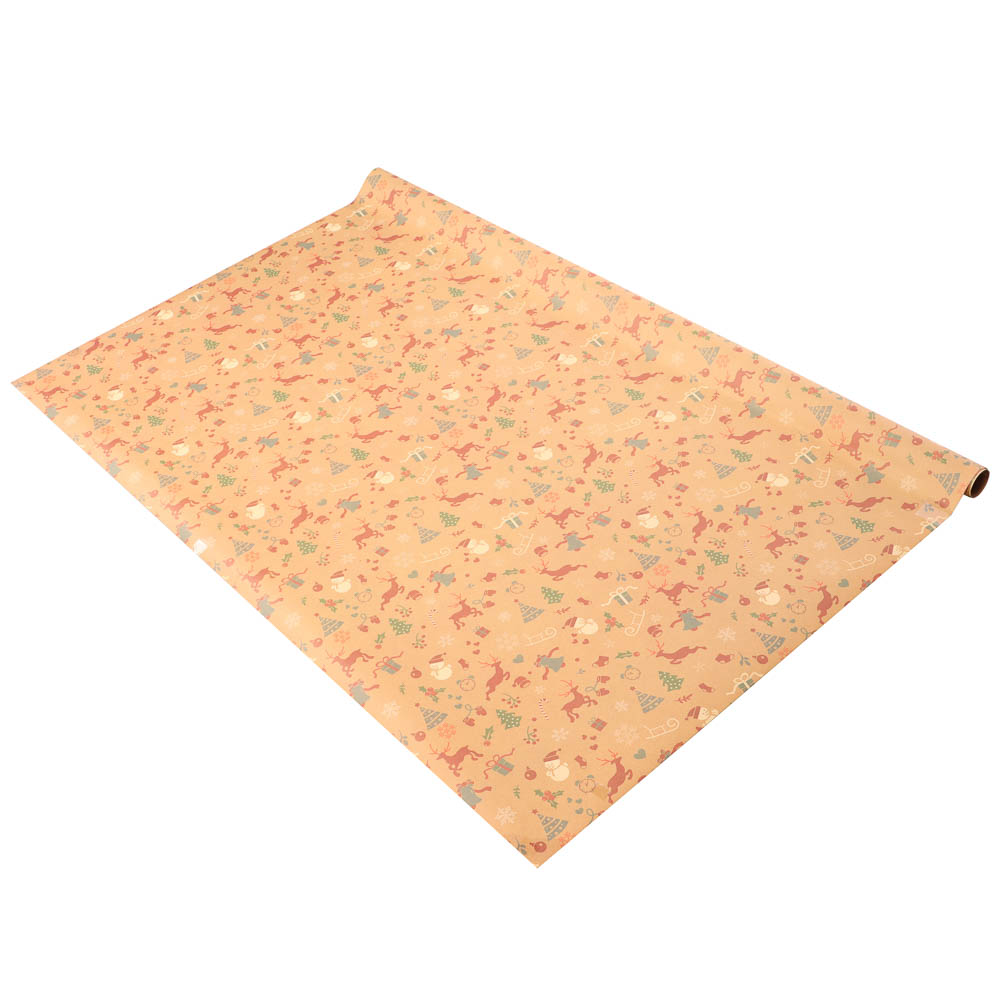 Бумага тм СНОУ БУМ подарочная, 70x100 см, 70 г односторонняя, 4 диз., арт.2, арт.№ 570-079