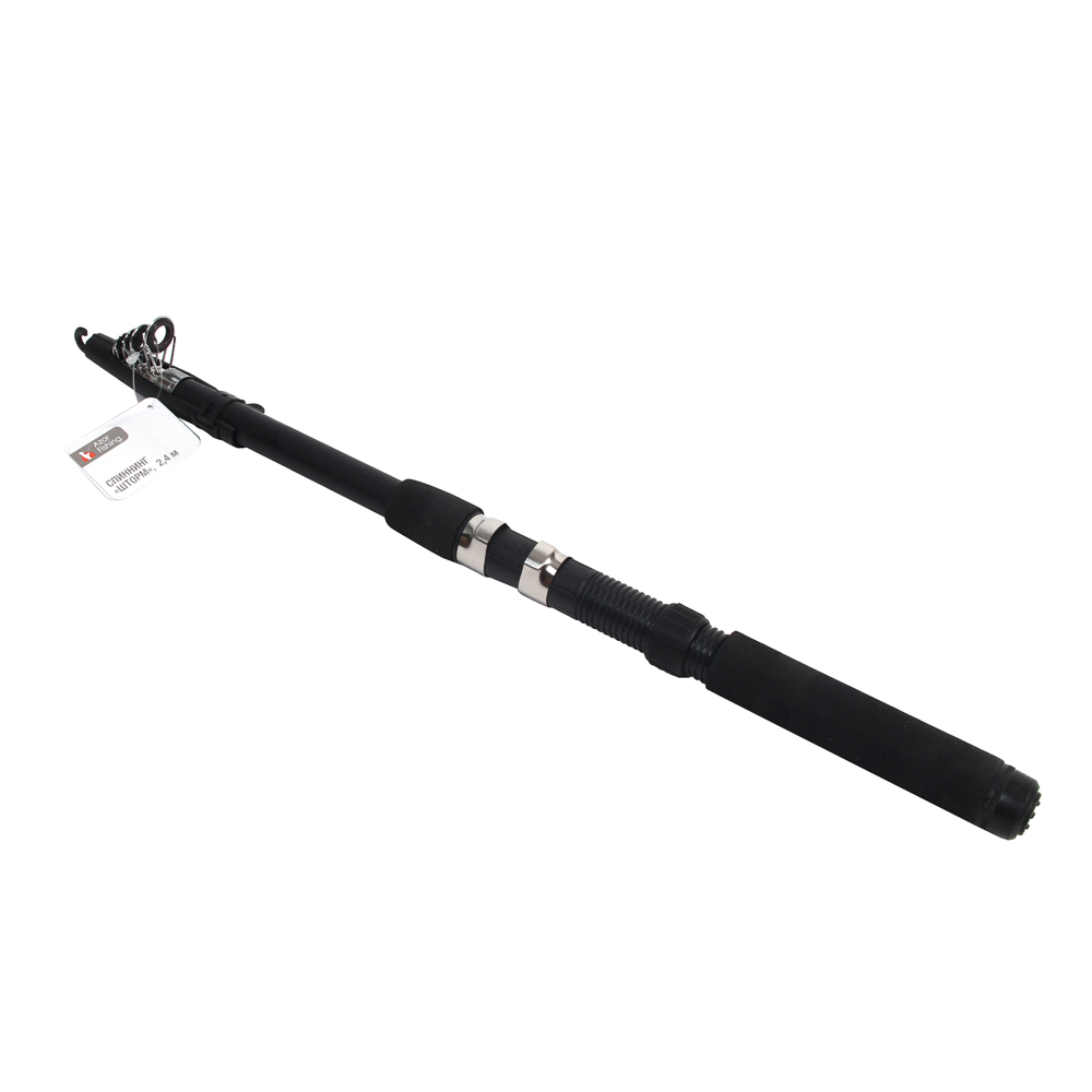 Спиннинг "Шторм" тм AZOR FISHING, телескоп., файбергласс, 2,4м, тест 10-30гр., арт.№ 149-027