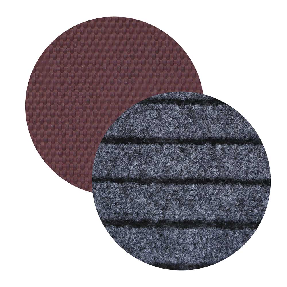 Коврик придверный тм VETTA Fiber, полиэстер, 48х78 см, 2 цвета, арт.№ 466-412