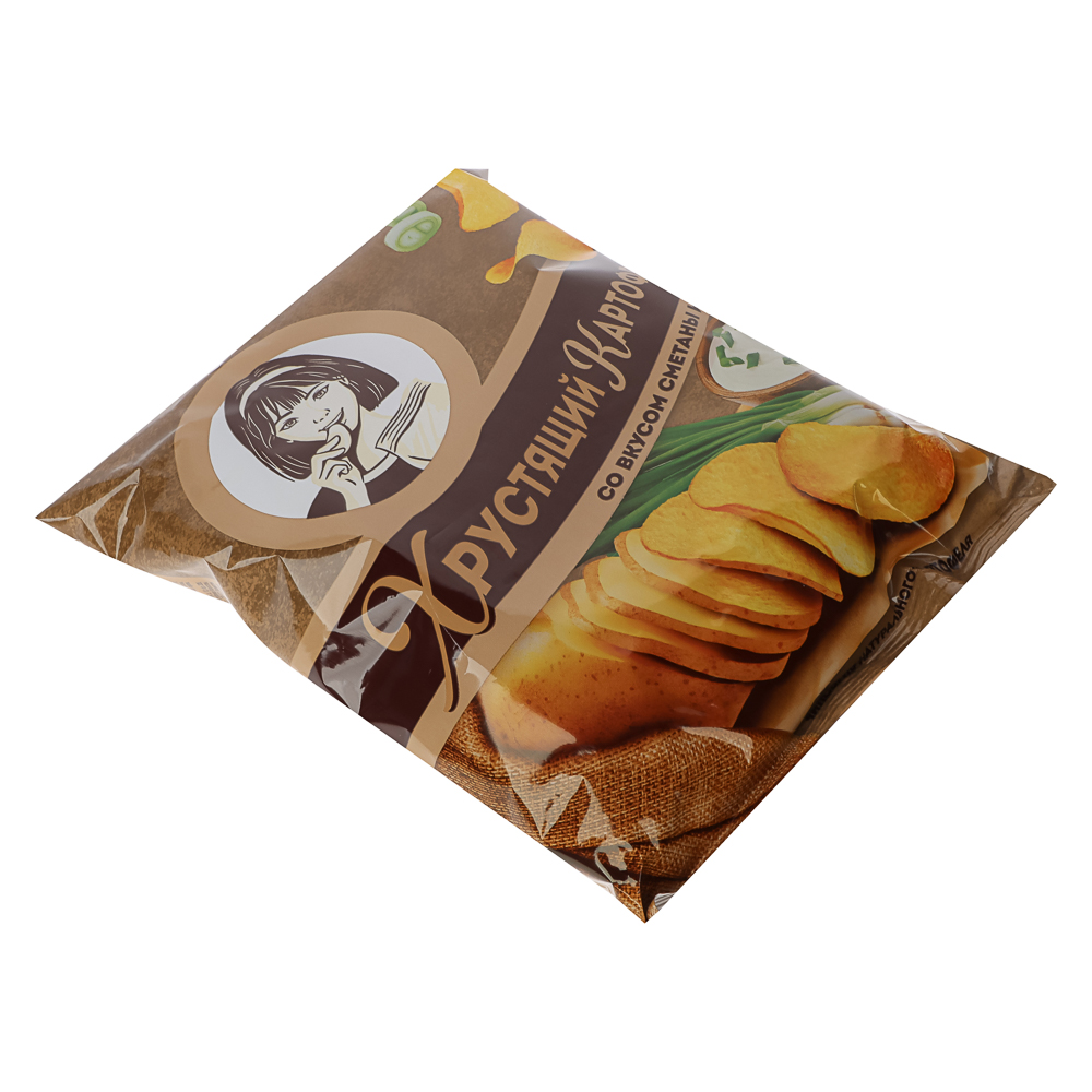 Чипсы хруст.картофель в ломтиках сметана-лук 40г., арт.№ G73-001