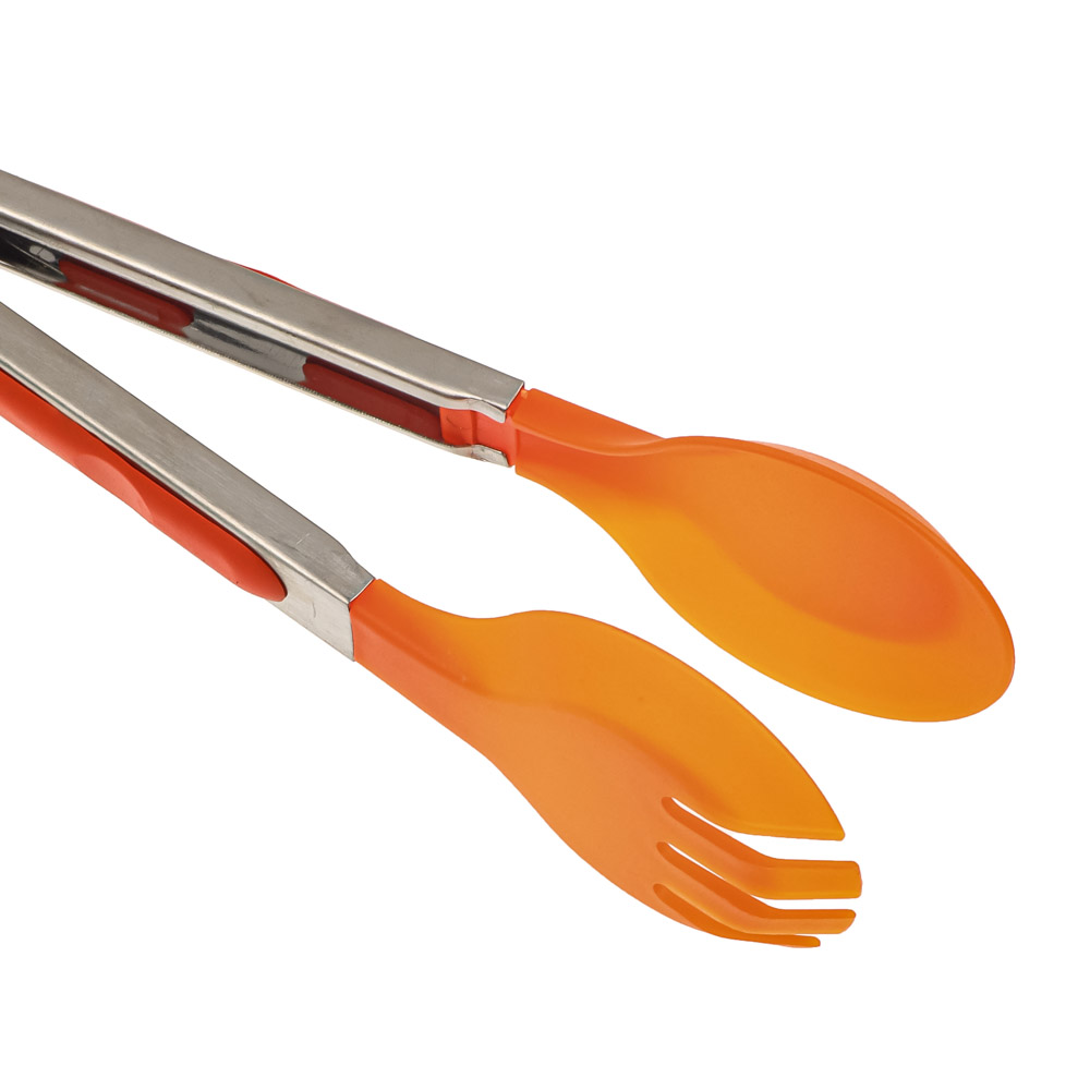 Щипцы-ложка кухонные 25см, нерж.сталь, полипропилен, арт.№ 884-087