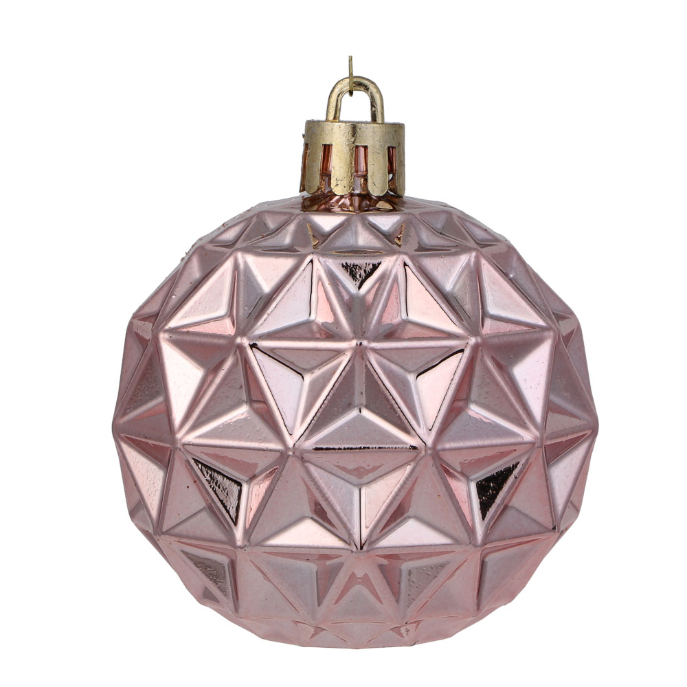 СНОУ БУМ Набор шаров 6 см, 6 шт, розовый, 26-173, арт.№ 373-590