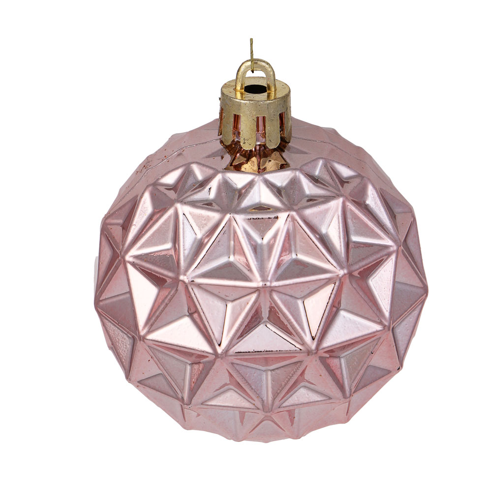 СНОУ БУМ Набор шаров 6 см, 6 шт, розовый, 26-173, арт.№ 373-590