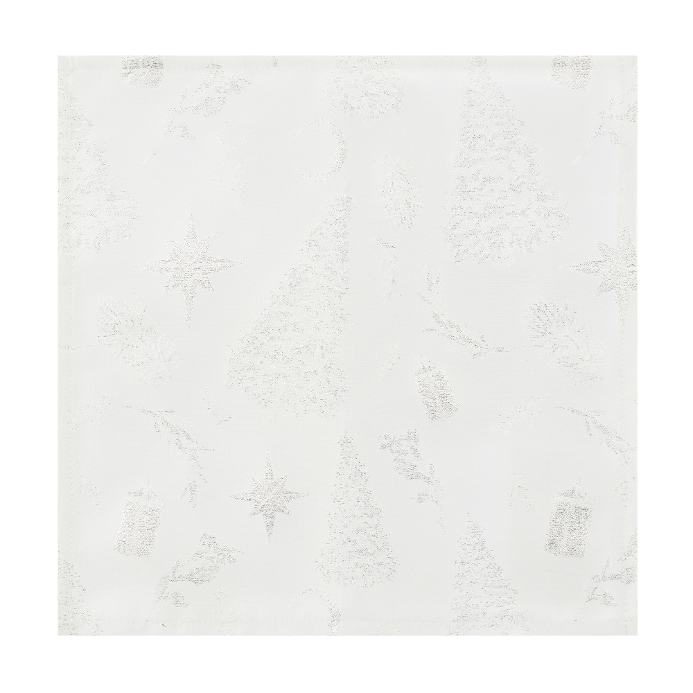 PROVANCE Ноэль Салфетка текстильная 2шт, 33x33см, 85% полиэстер 15% люрекс, арт.№ 492-159