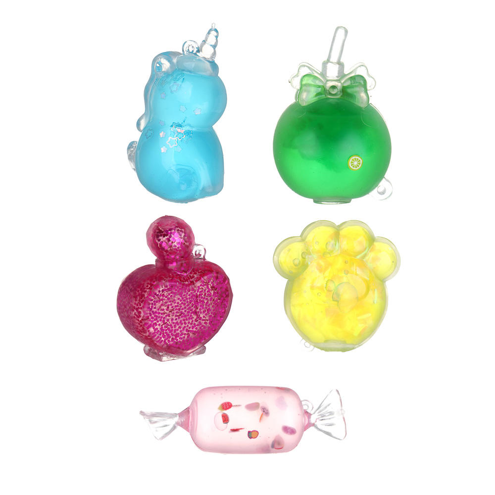 ИГРОЛЕНД Мялка антистресс "Маленькие вкусняшки", TPR, 5,5х3,2 см, 6 дизайнов, арт.№ 297-012