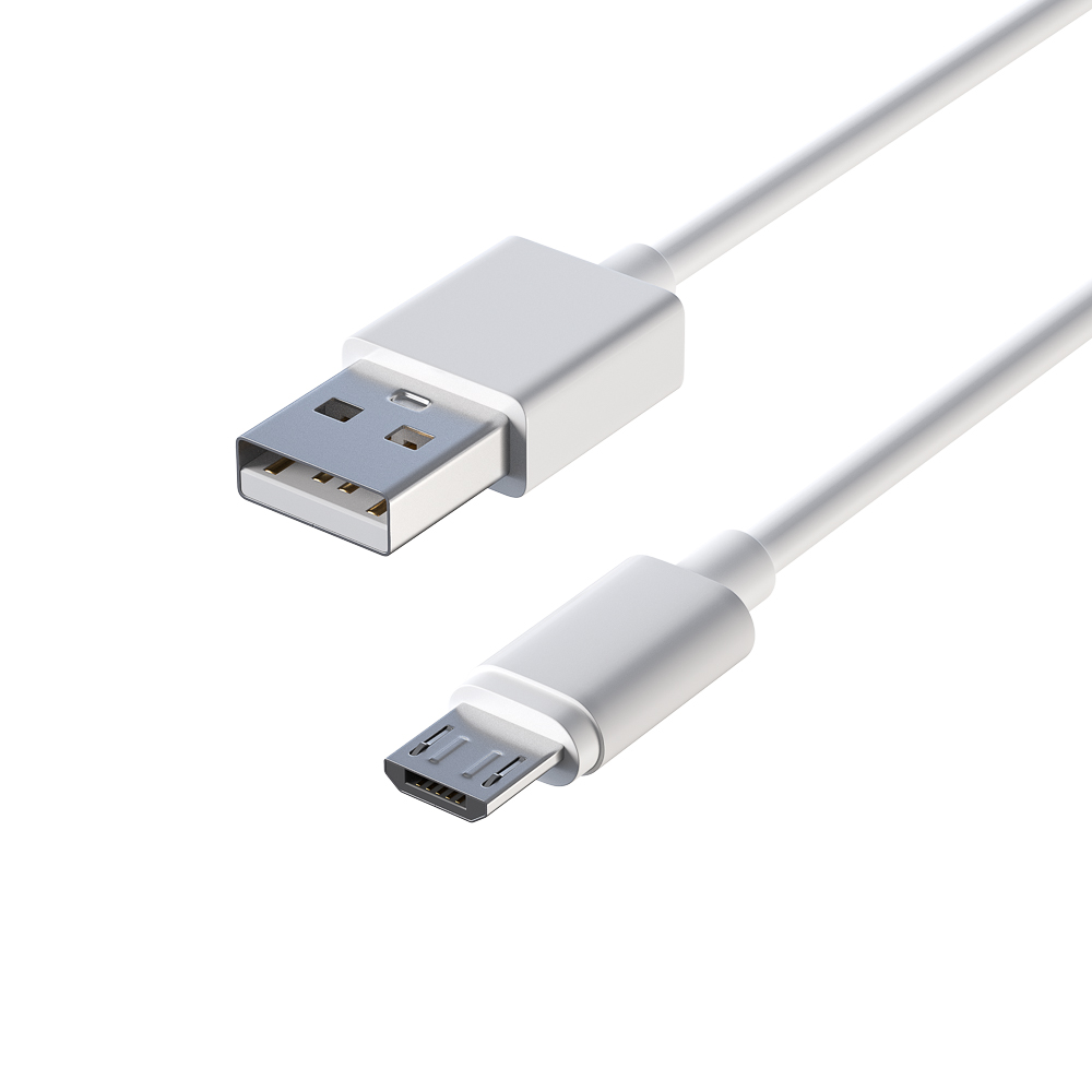 Кабель для зарядки USB(A)-microUSB FORZA Стандарт, 1м, 1.5А, покрытие TPE, пакет, арт.№ 443-020