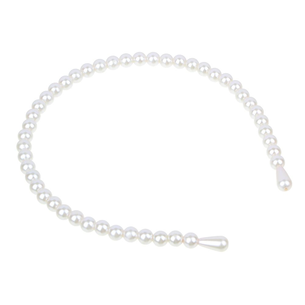 BERIOTTI Ободок "Жемчужина", 0,8см, пластик, 2-6 цветов, арт.№ 323-109