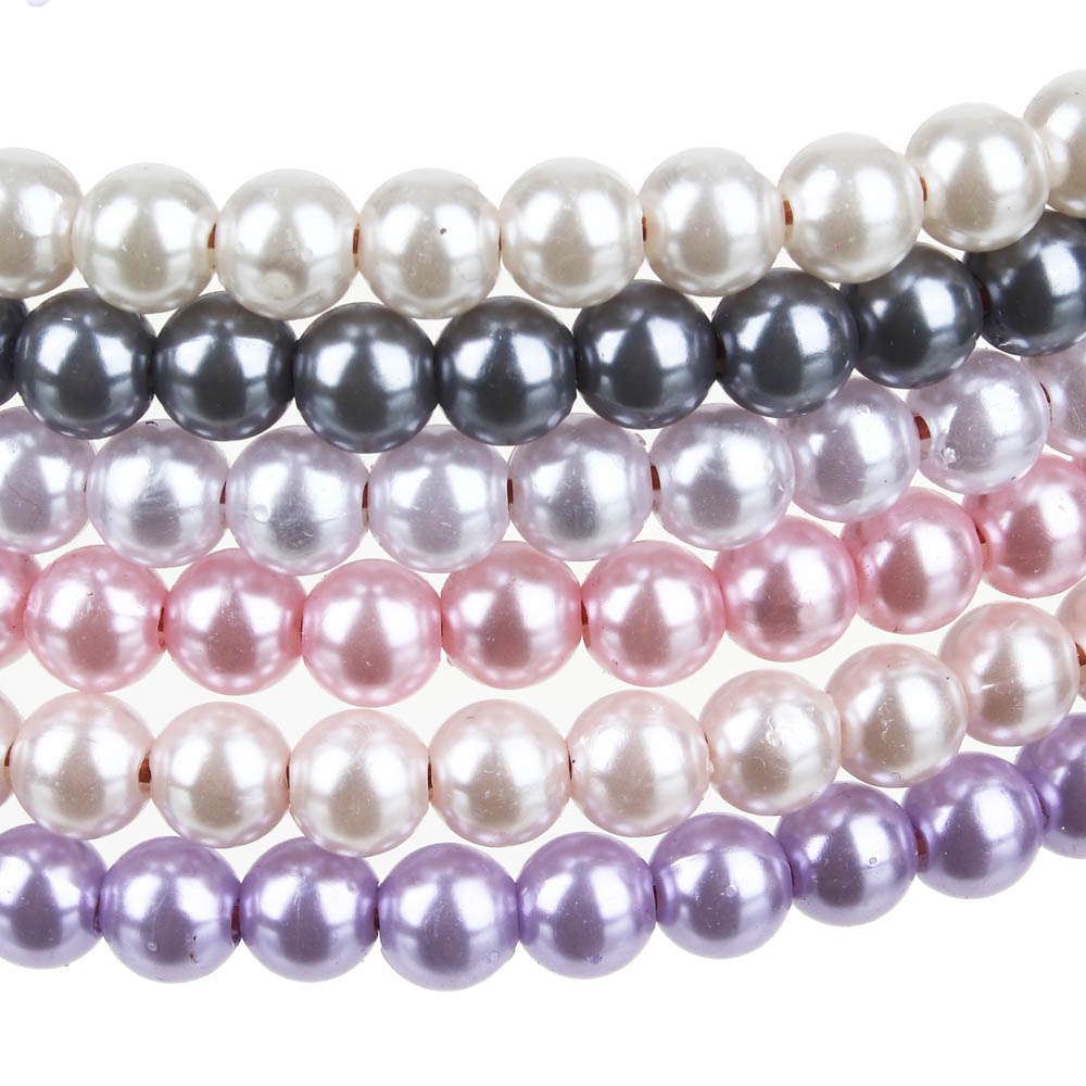 BERIOTTI Ободок "Жемчужина", 0,8см, пластик, 2-6 цветов, арт.№ 323-109