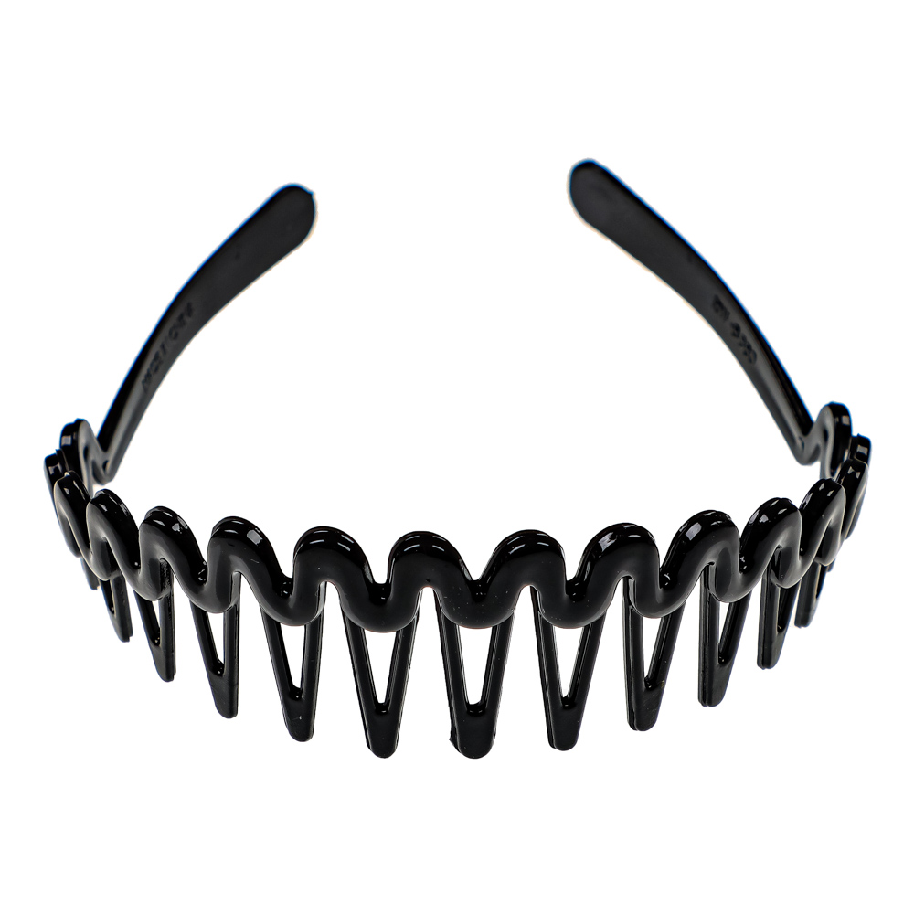 BERIOTTI Ободок для волос, 3,5см, пластик, черный, 3462-7, арт.№ 323-158