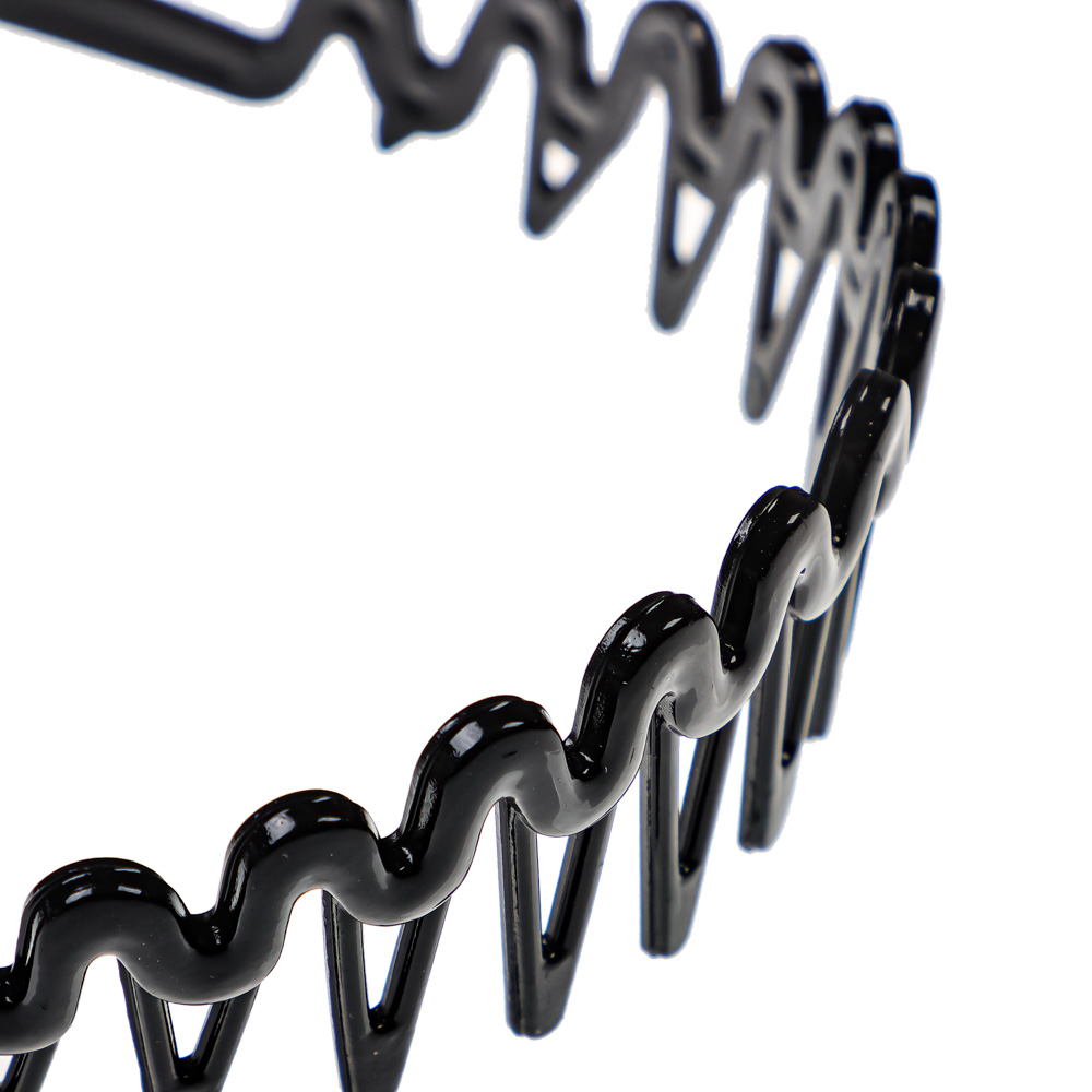 BERIOTTI Ободок для волос, 3,5см, пластик, черный, 3462-7, арт.№ 323-158