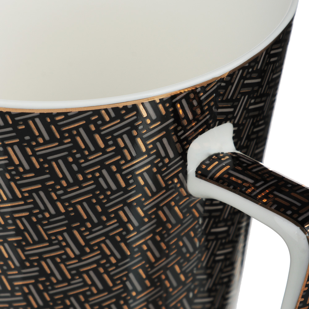 MILLIMI Гармония браун Кружка 450мл, костяной фарфор, арт.№ 802-439