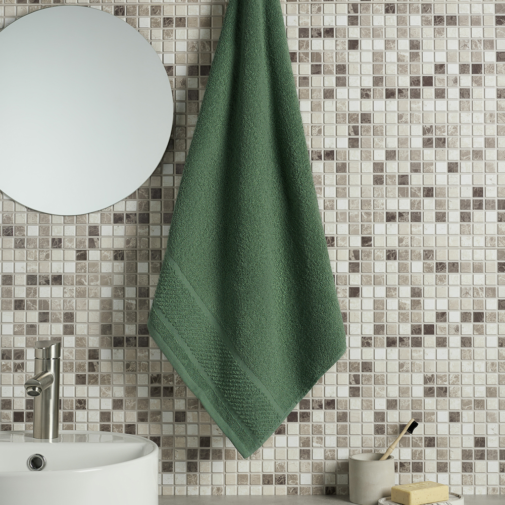 PROVANCE Виана Полотенце махровое, 100% хлопок, 70х130см, зеленый, арт.1, арт.№ 484-112