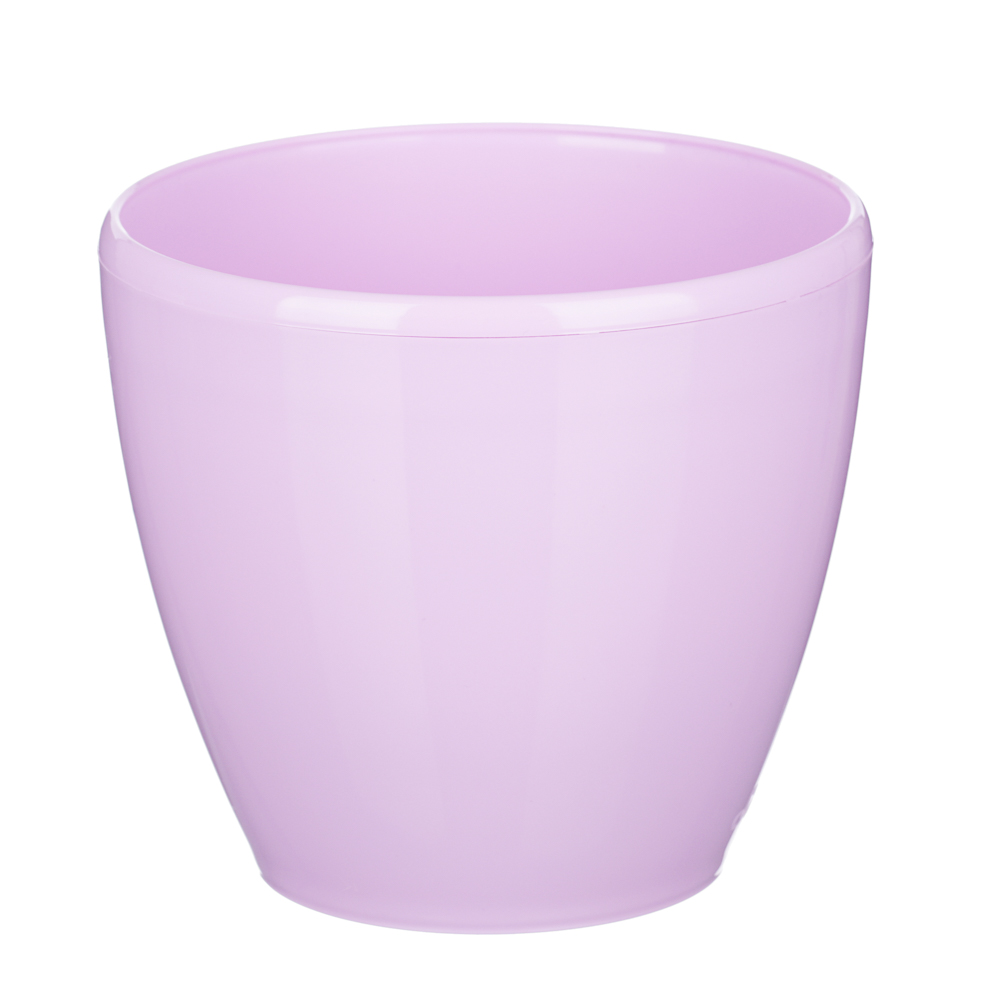Кашпо ДЕКО ТВИН 1,5л, пластик, автополив, цвет антрацит, белый, лаванда, арт.№ 164-262