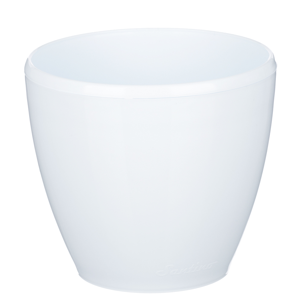 Кашпо ДЕКО ТВИН 1,5л, пластик, автополив, цвет антрацит, белый, лаванда, арт.№ 164-262