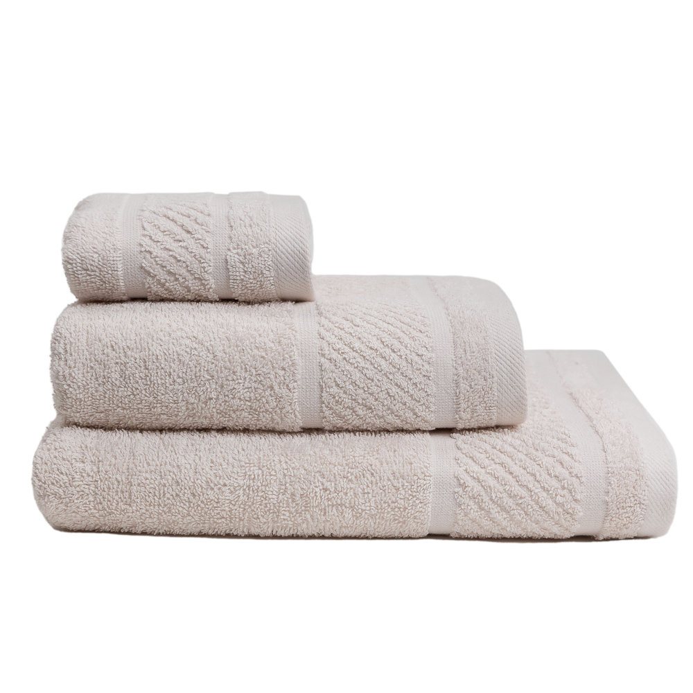 PROVANCE Виана Полотенце махровое, 100% хлопок, 70х130см, молочный, арт.№ 484-069