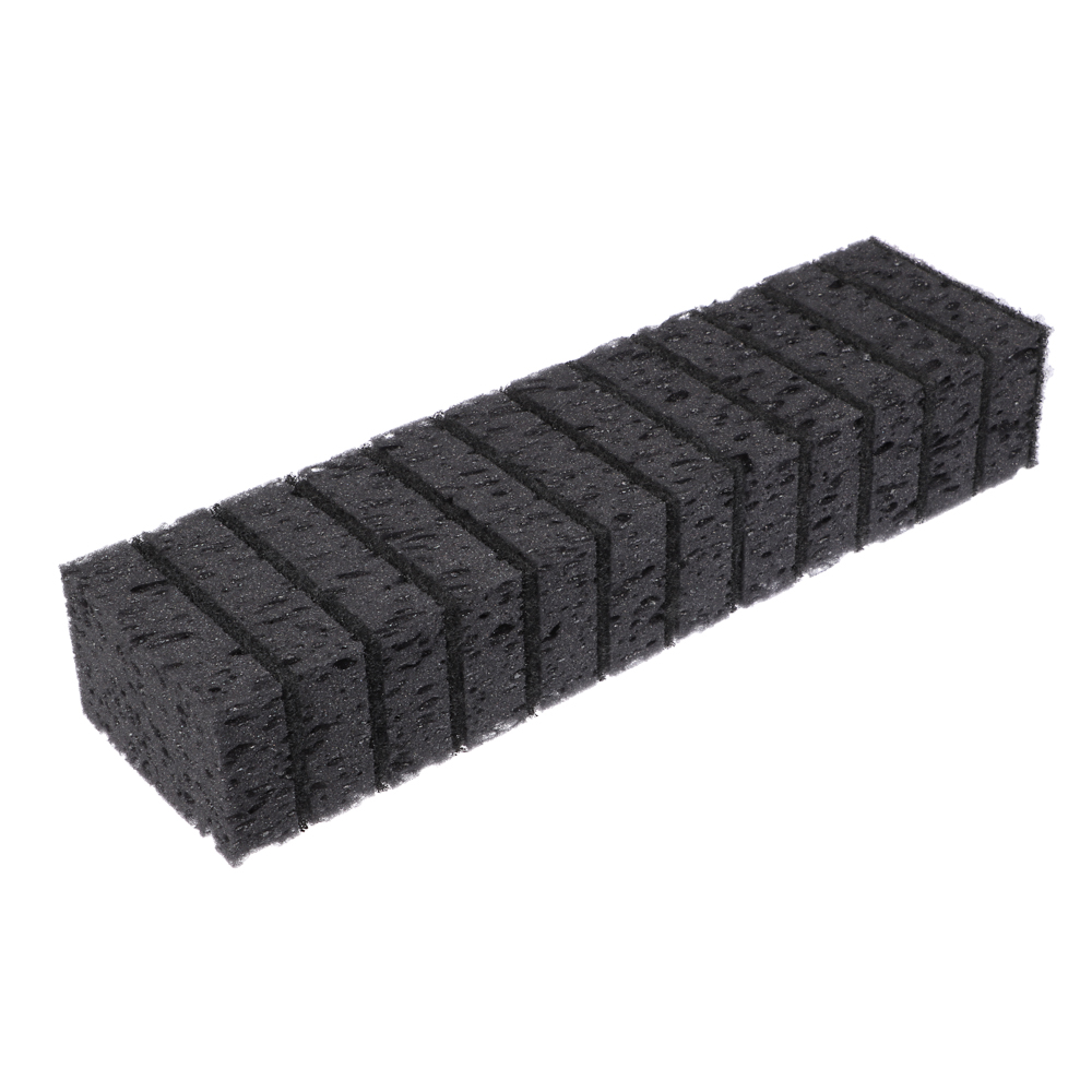 Губки для мытья посуды тм VETTA  BLACK, 12 шт, 9,8x6,5x3,1 см, коралл, цвет черный, арт.№ 441-269