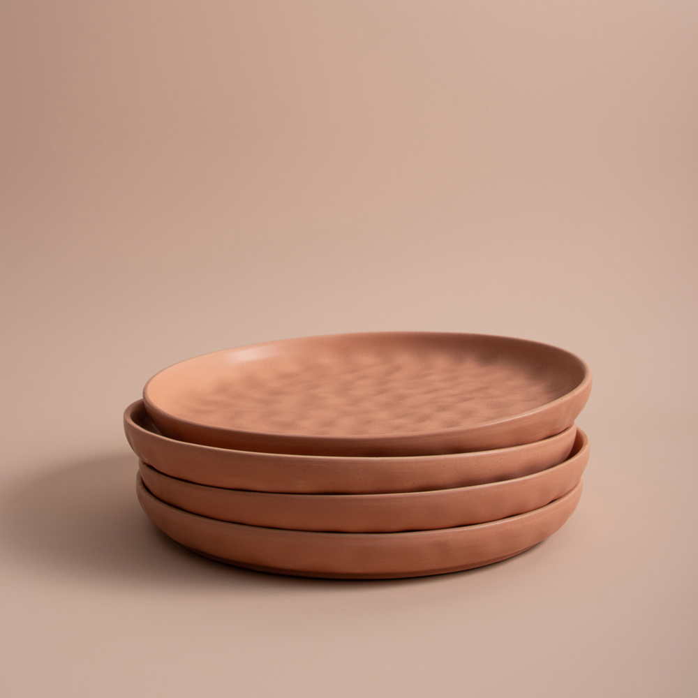 MILLIMI Эвелин Тарелка подстановочная, 26,5х2,5см, керамика, персиковый, арт.№ 824-070