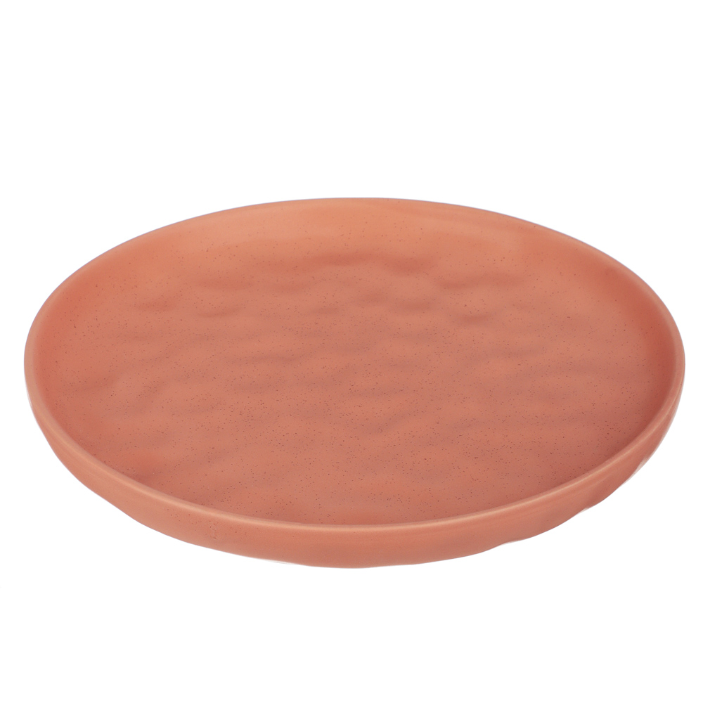 MILLIMI Эвелин Тарелка подстановочная, 26,5х2,5см, керамика, персиковый, арт.№ 824-070