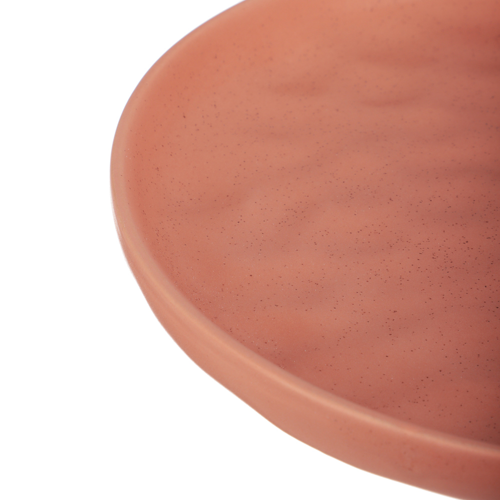 MILLIMI Эвелин Тарелка подстановочная, 26,5х2,5см, керамика, персиковый, арт.№ 824-070