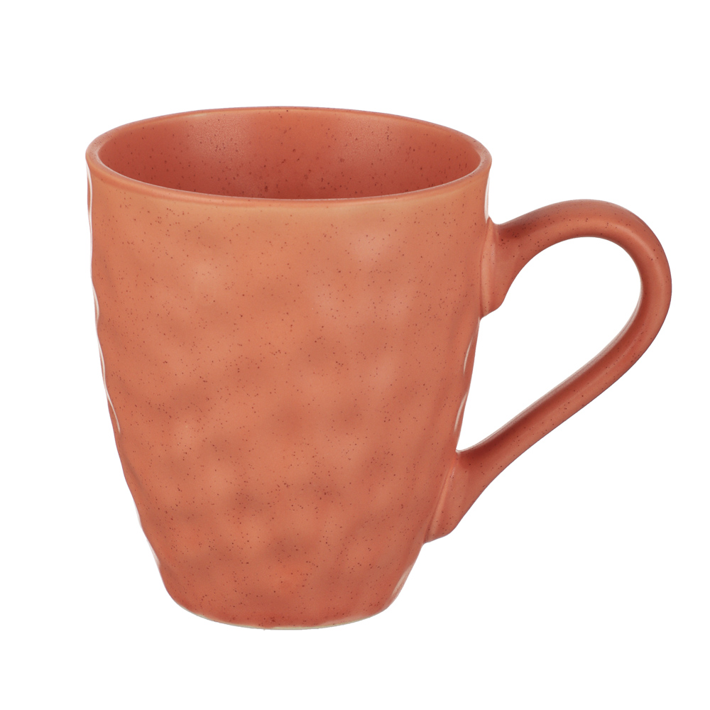 MILLIMI Эвелин Кружка, 400мл, керамика, персиковый, арт.№ 824-073
