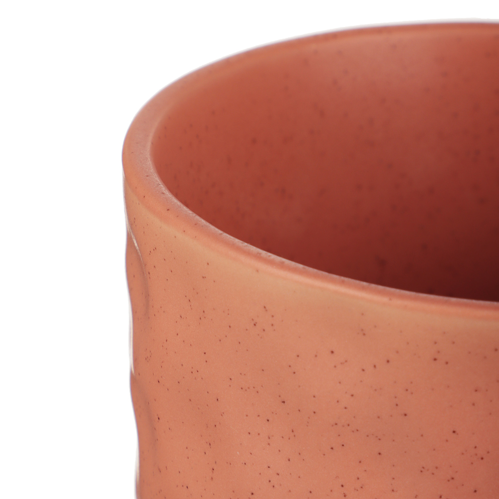 MILLIMI Эвелин Кружка, 400мл, керамика, персиковый, арт.№ 824-073