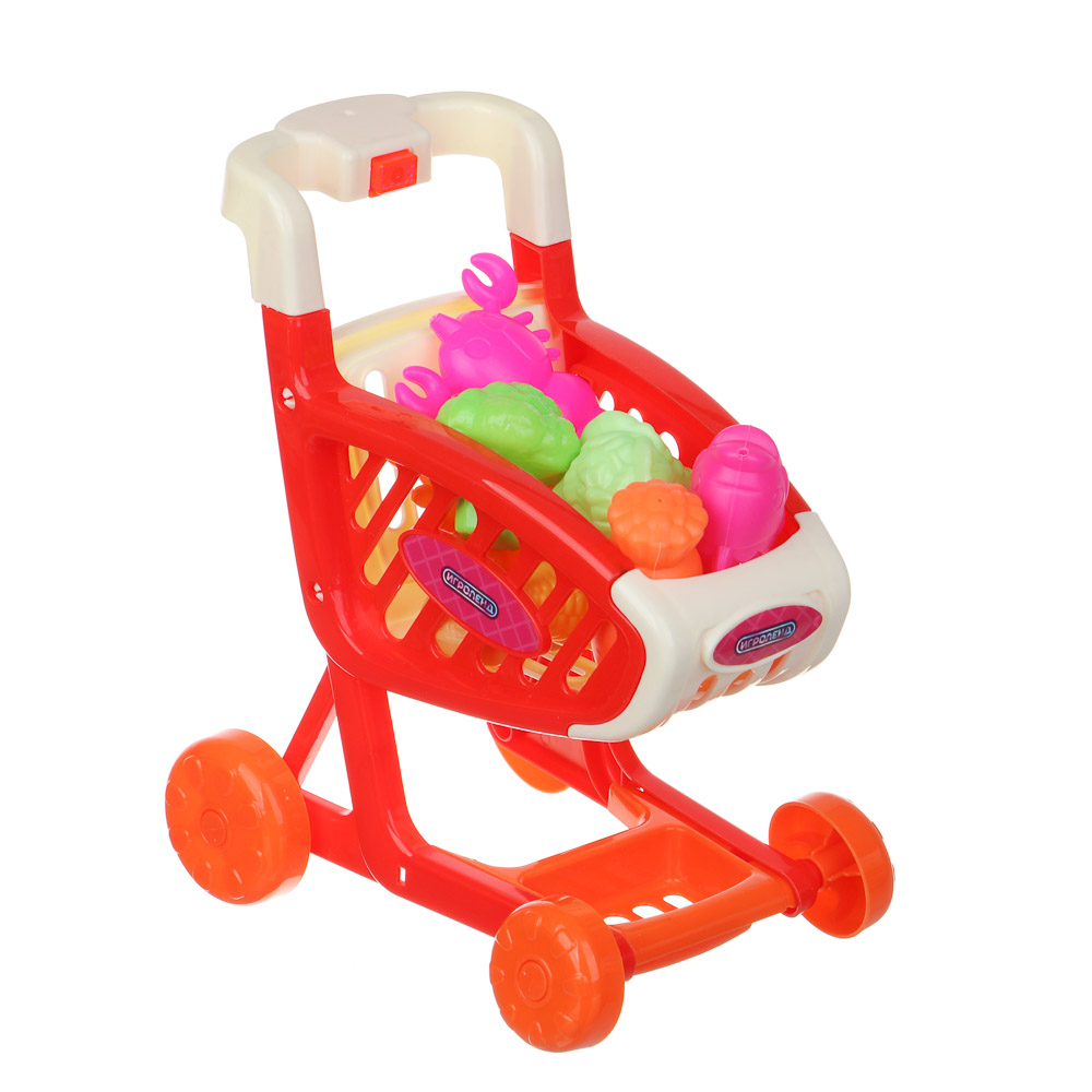 ИГРОЛЕНД Набор игровой "Любимая кухня" с тележкой в чемодане, 22х19х20 см, PE, PP, арт.№ 294-196