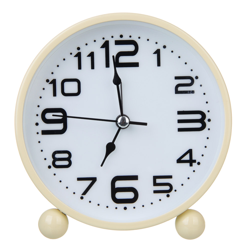 LADECOR CHRONO Будильник, 11x4,2x11см, 1xАА, металл, арт.1, арт.№ 529-033