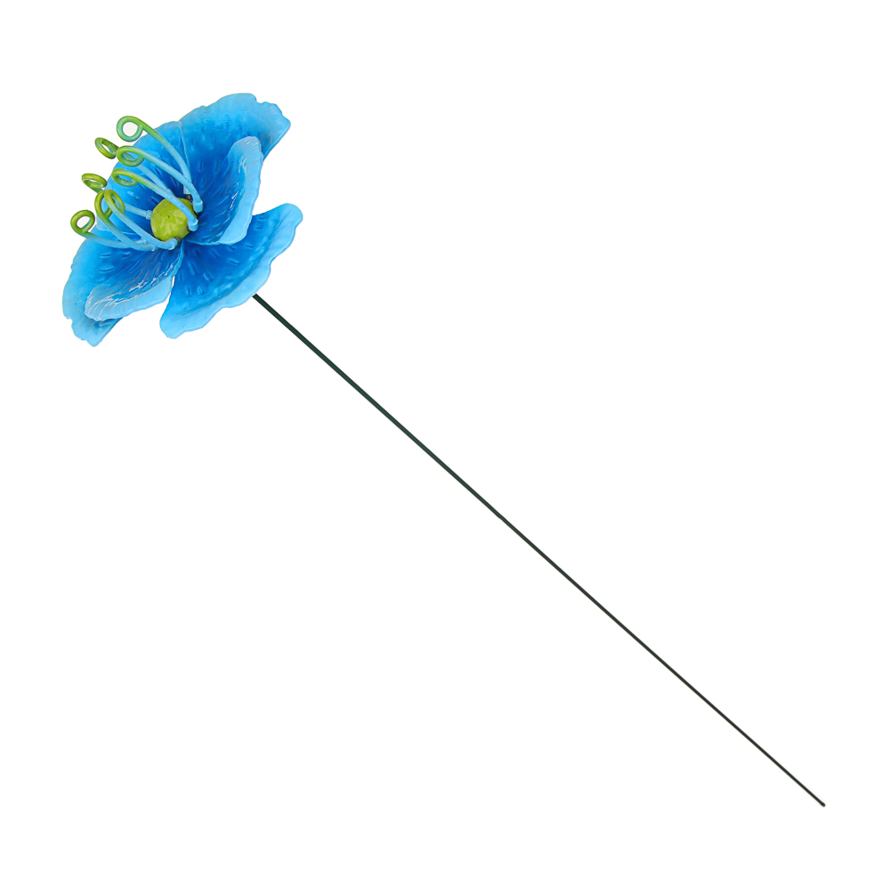 INBLOOM Фигурка на стержне Цветок 12,5х12,5х64см, металл, пластик, арт.№ 153-008