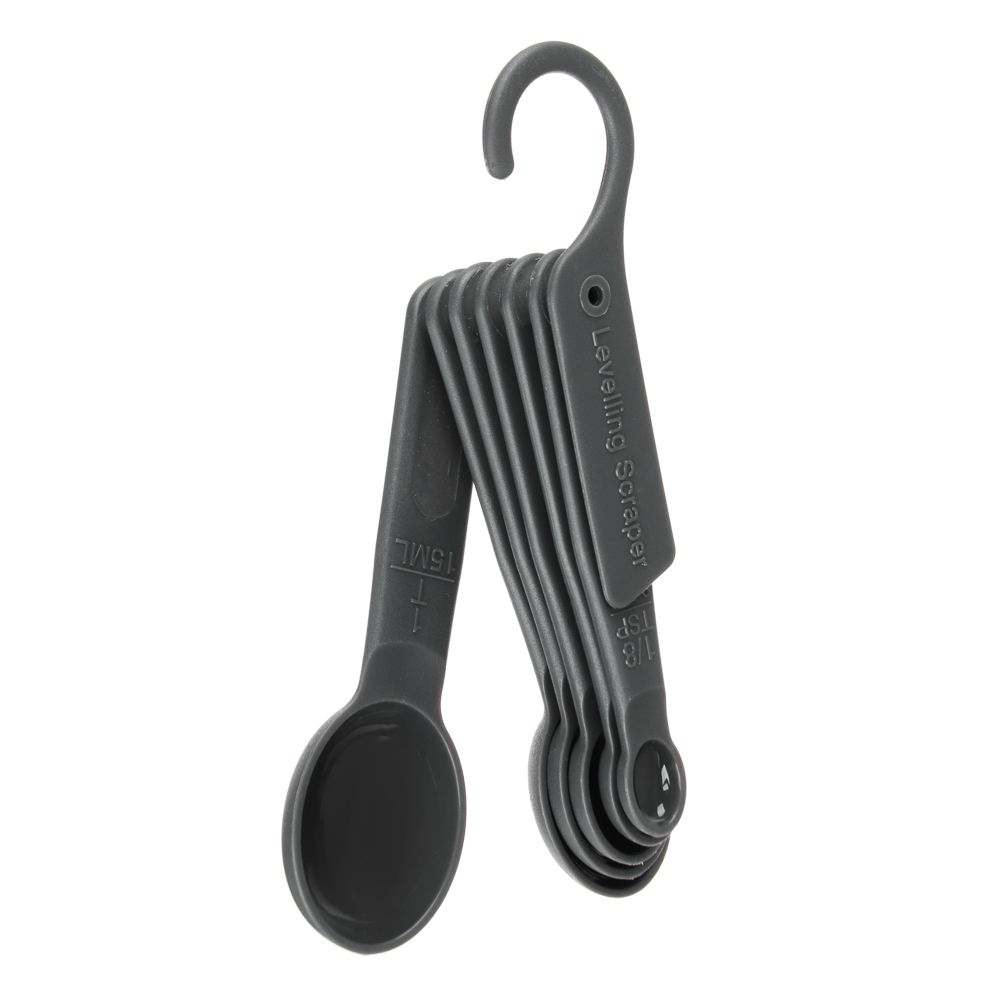 Ivlev Chef Fusion Набор мерных ложек 6пр, 0,6мл, 1,25мл, 2,5мл, 5мл, 7,5мл, 15мл, пластик, арт.№ 881-231