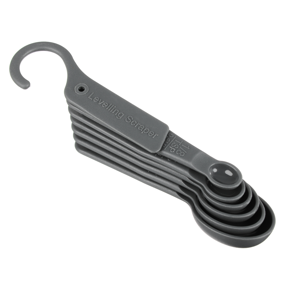 Ivlev Chef Fusion Набор мерных ложек 6пр, 0,6мл, 1,25мл, 2,5мл, 5мл, 7,5мл, 15мл, пластик, арт.№ 881-231