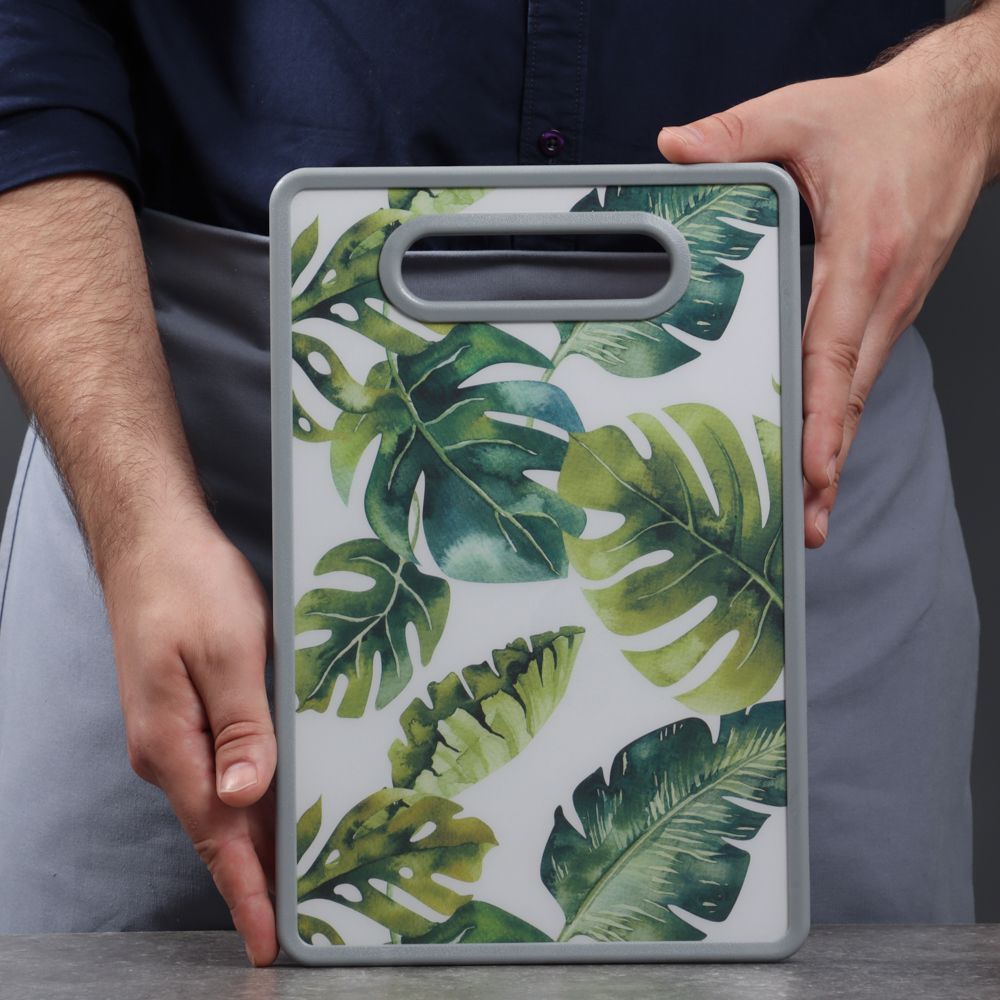 SATOSHI Доска разделочная "Тропики" 30х20х1,2см, пластик, арт.№ 852-124