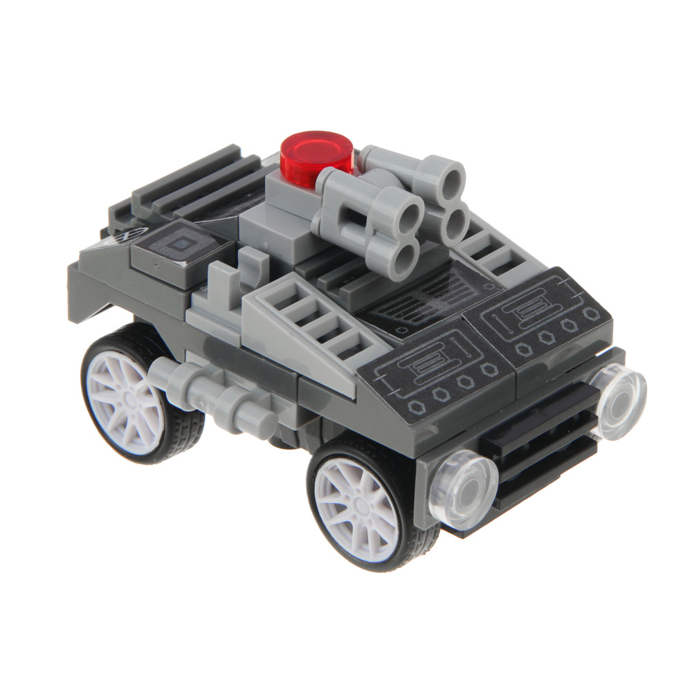 ИГРОЛЕНД Конструктор "Армия", инерция, 45-48 дет., АБС, 10х7х4 см., 4 дизайна, арт.№ 265-630