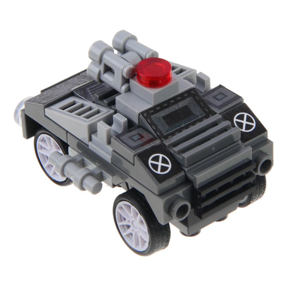 ИГРОЛЕНД Конструктор "Армия", инерция, 45-48 дет., АБС, 10х7х4 см., 4 дизайна, арт.№ 265-630