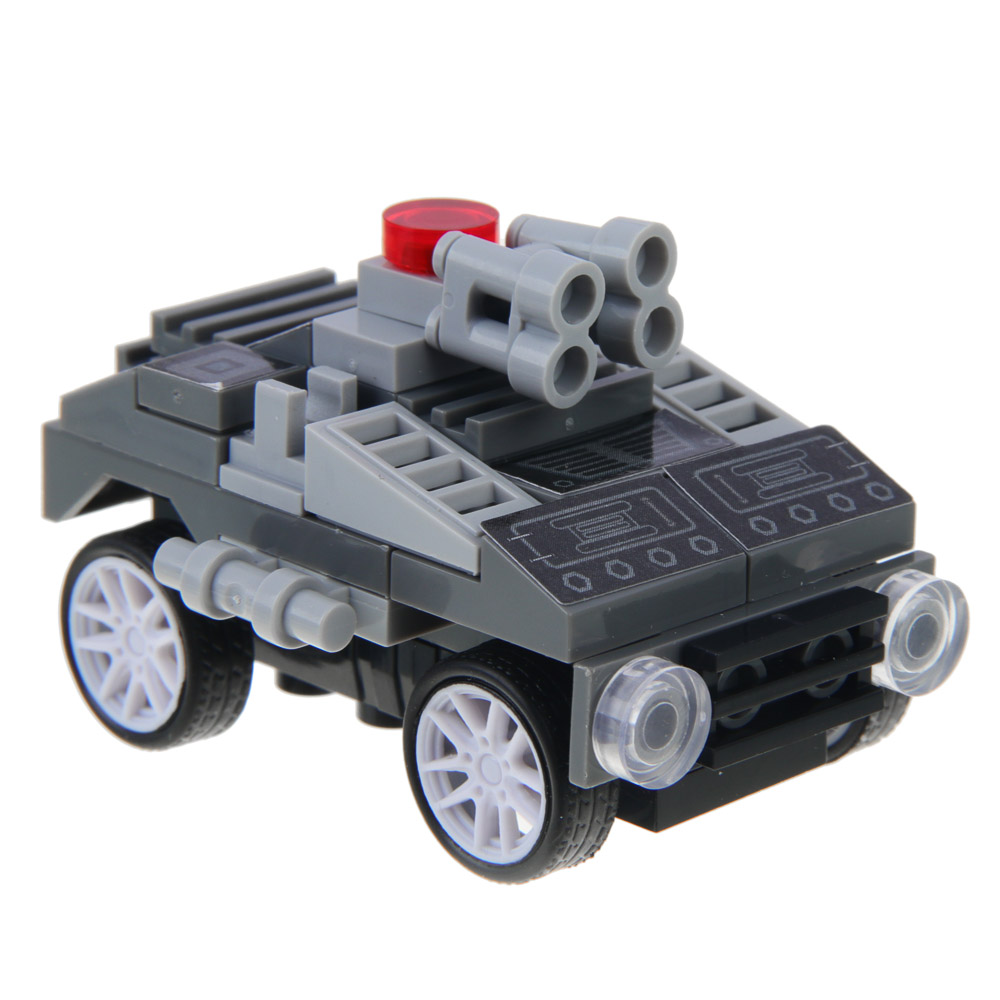 ИГРОЛЕНД Конструктор "Армия", инерция, 45-48 дет., АБС, 10х7х4 см., 4 дизайна, арт.№ 265-630