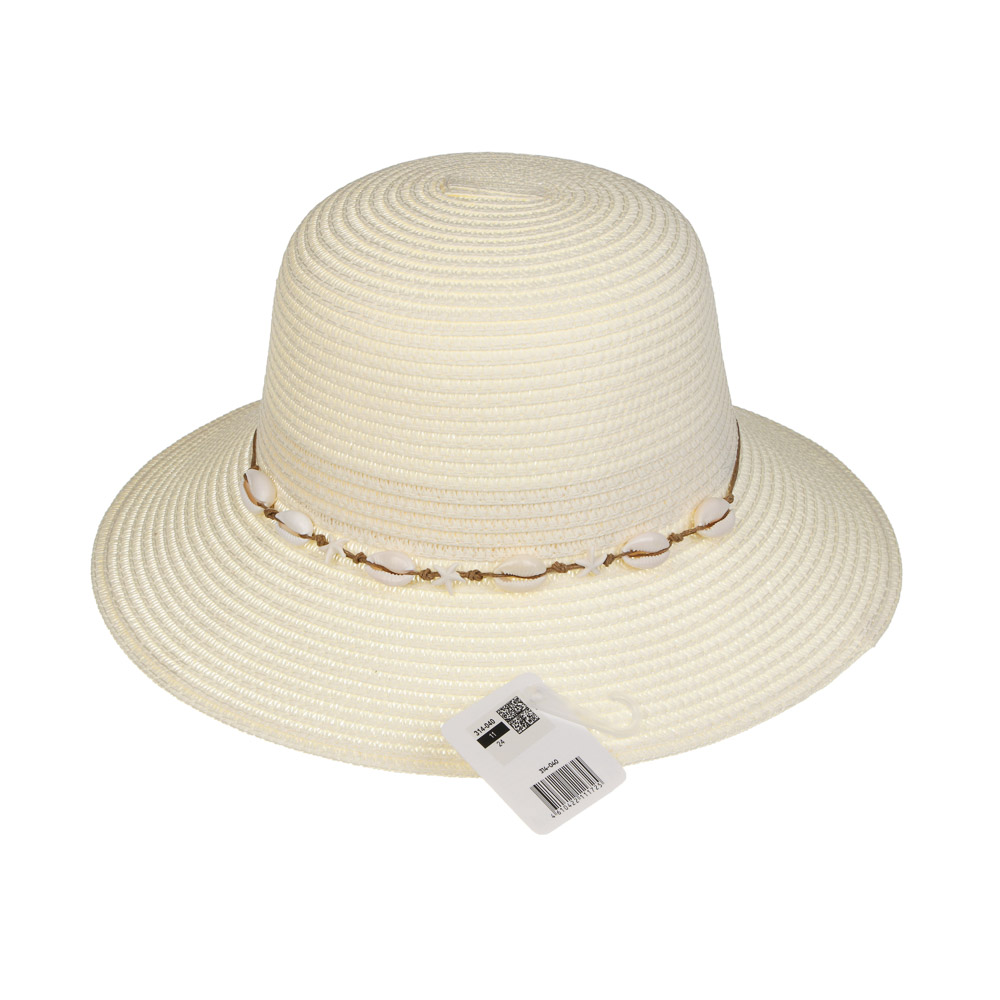 Шляпа женская с декором тм GALANTE р. 58, 100% целлюлоза, разноцветная, арт.№ 314-040