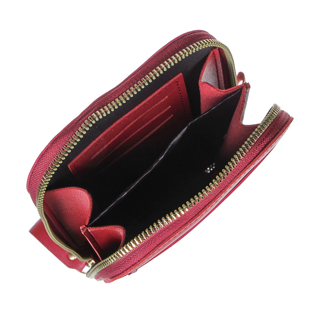 ЮL Кошелек-сумочка на длинном ремне, ПВХ, 19х13см, 4 цвета, КК21-14, арт.№ 303-916