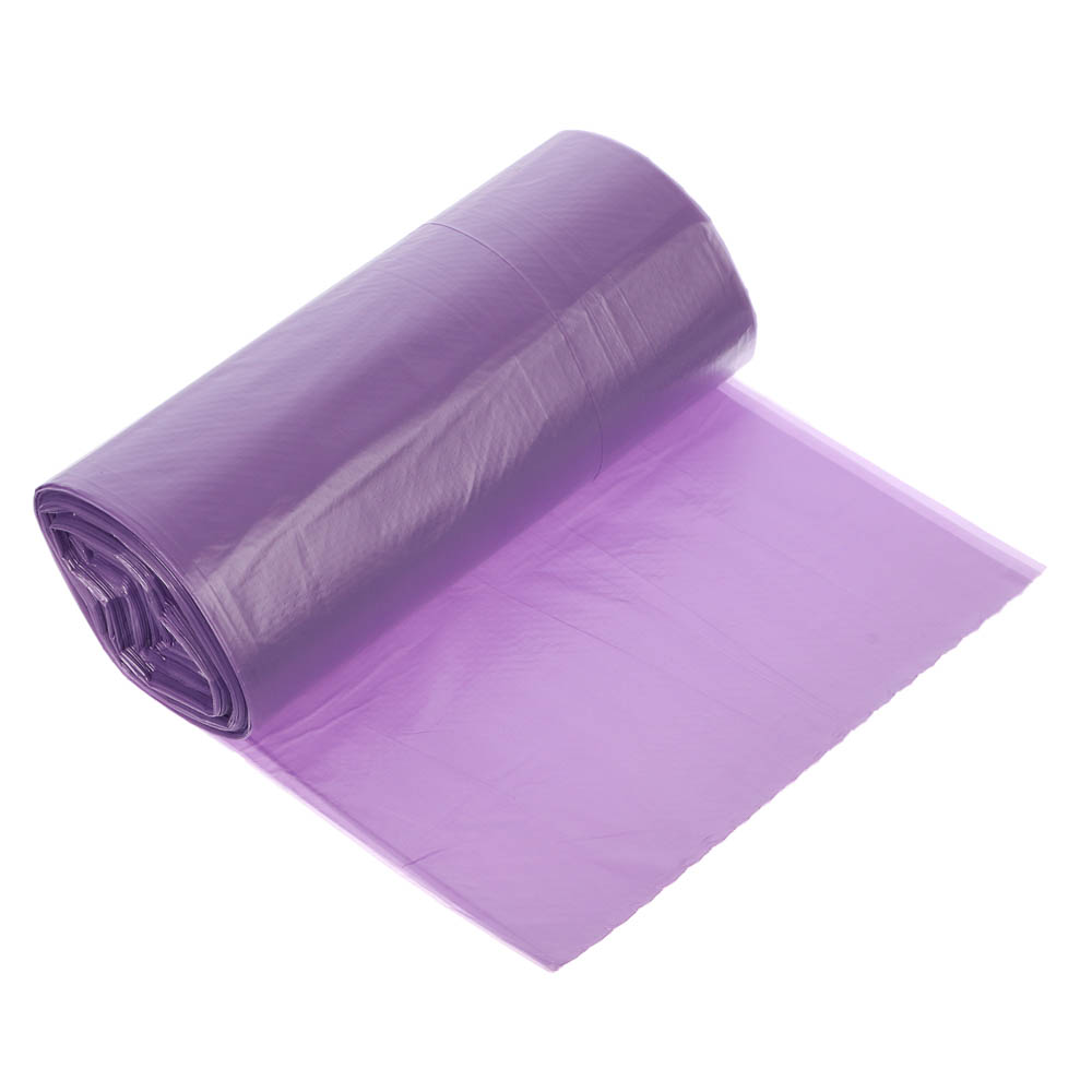 VETTA Мешки для мусора БИО 30 л, 20 шт, стандарт, 4 аромата(ваниль, клубника,лимон, лаванда), рулон, арт.№ 449-036